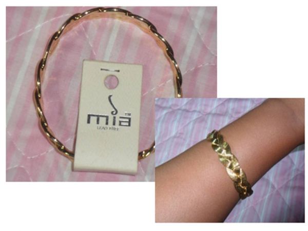 Pulseira Dourada Trançada